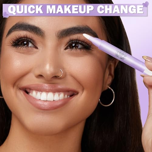 Damusi Makeup Remover Pen,2Pcs Quick Fix Makeup Eraser Pen Correct Makeup Mistakes For Mascara Fixer Eyeliner Lipstick,Travel-Friendly Make Up Removers Pen Eye Make Up Corrector thumb #6