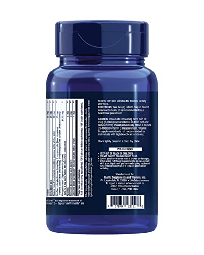 Life Extension Two-Per-Day High Potency Multi-Vitamin & Mineral Supplement - Vitamins, Minerals, Plant Extracts, Quercetin, 5-Mthf Folate & More - Gluten-Free - Non-Gmo - 120 Tablets #TOP1