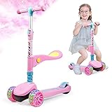 ❤ 【ÜBERLEGENE HALTBARKEIT】 Unser dreirädriger Roller wurde für Kinder entwickelt. Es besteht aus einer Aluminiumlegierung und robusten Edelstahlteilen. So können wir sicherstellen, dass Ihr Kind sicher ist, wenn es gerne reitet.