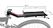 Lumintrail Bike Commuter Carrier Rack w/Seatpost Quick Release Rear Mount for Bicycle Cargo