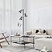 Simple Designs LF2007-BLK Metal 3 Light Tree Floor Lamp, Black
