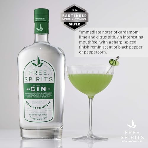 image for The Free Spirits Company Free Spirits Non-Alcoholic Gin Spirit - Award