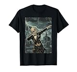 Dab Skull im Anzug auf düsterem Friedhof T-Shirt