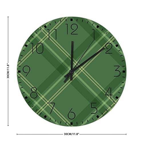 Horloges murales en bois de 30 cm double face lisible partout - 3