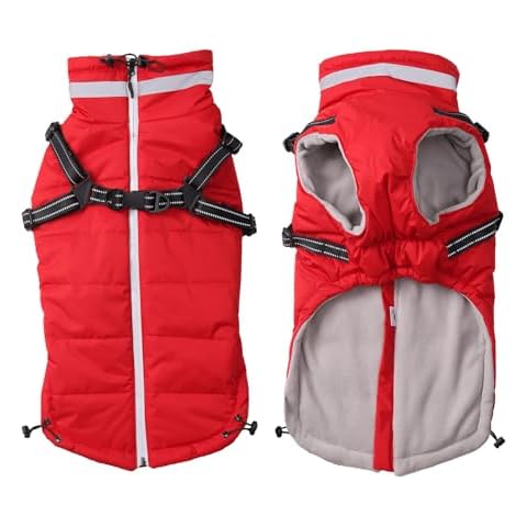 Morezi Dog Coat with Harness for Small Dogs Cover