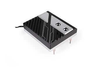 Alphacool Apex 1 CPU Cooler, AM5, Black | Nickel-Plated Copper Base, Aluminium Top, Offset Hotspot Design, 3D Jetplate 2.0, aRGB Lighting, 1008632.3mm