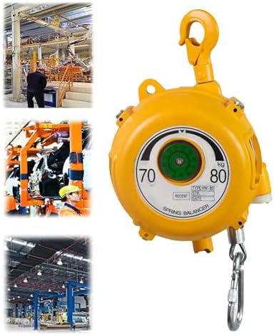 Heavy Duty Extended Spring Balancer Tool Hanger, 2.5m Retractable Holder for Assembly Line Tools, 70-80kg Capacity, Ideal for Efficient Tool Organization and Safety