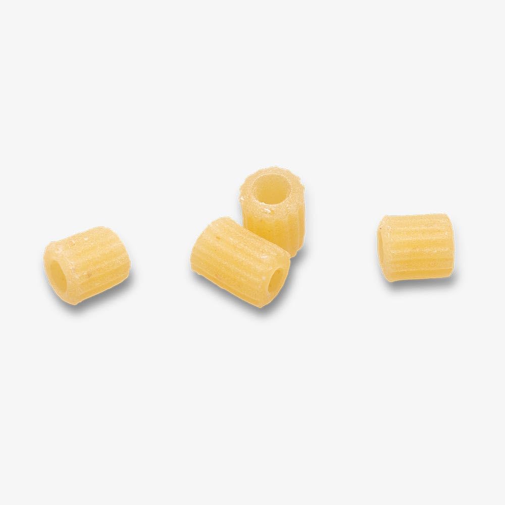 De Cecco Pasta Mezzi Tubetti Rigati Nº 65, 100% pasta italiana, paquete de 500 g + llavero Beni Culinari gratuito