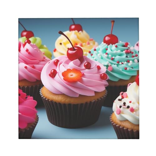 Toile cupcake pour chambre à coucher et salon style salon de thé