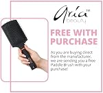 Aria Beauty Le Waver - Outil d'ondes capillaires pour les vagues de glam de la plage de Boho et de 90 % d'Hollywood - Convient à tous les types de cheveux - Marbre rose - 1 pc