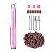 Electric Nail Drill Machine 20000RPM Portable Professional Nail File Kit for Acrylic Gel Nails Manicure Pedicure Polishing Shaping Tool Set Home Salon Beauty Use (Purple)
