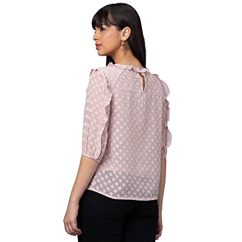 Image of Globus Women White Solid Sleeveless Top