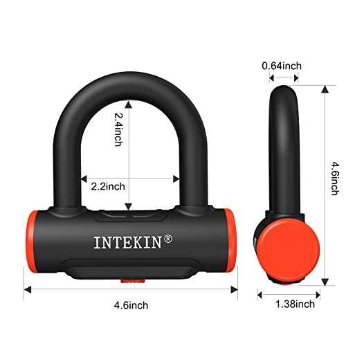 Intekin Motorcycle Lock 3.3Ft/100Cm Motorcycle Chain Lock 8Mm/10Mm Thick Bike Chain Lock Heavy Duty Security Chain Lock Anti Theft Motorcycle Lock With 16Mm Disc Lock For Motorcycles, Gates, And More #TOP5
