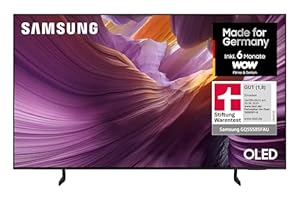 Samsung OLED 4K S85F 55 Zoll (138 cm) UHD Fernseher, NQ4 AI Gen2 Prozessor,4K Upscaling, OLED HDR, Farben Pantone validiert, Dolby Atmos, Gaming-Hub, Knox Security, Samsung Vision AI Smart TV (2025)