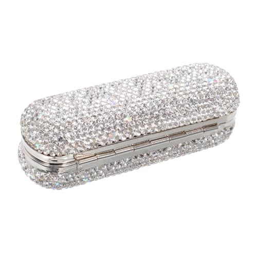 PERSELOSO ミニラインストーンリップスティックオーガナイザー 携帯用コンパクト収納ケース ポーチ収納に 持ち運び便利で旅行対応 ラグジュ