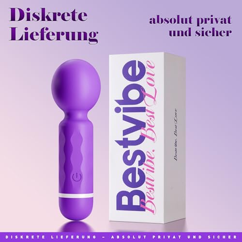 Vibration für Frauen mit 360° flexiblem Kopf Mini Vibrator 10 Leistungsstark Bullet Vibrator tragbare Klitoris Vibrator Vibratorensets für Frauen Sex Spielzeug für die Frau und Paare Sextoys