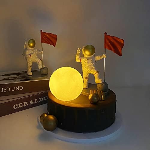 Cake Topper, Led Cake Decor for Kids,Light Party Supply Gifts for Boys, Birthday Cake Topper for Gifts