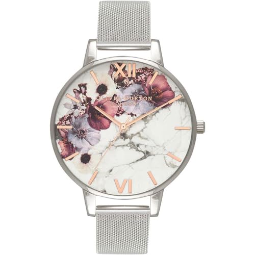 Montre Quartz Femme Olivia Burton OB16MF09 bracelet acier argenté