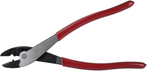 Miniatura 8 de Klein Tools 1005 - Herramienta de engarzado y corte de 9-34 pulgadas para terminales aislados y no aislados