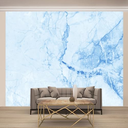 Attafe Blue Ice Background 3D Photo Wallpaper, Aquamarine Spray Watercolor Print Wall Poster Murals, Wall Painting Art Wallpaper For Living Room And Bedroom Home Decor 59" By 28" #TOP1