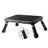 Taburete de un escalón, oficina (negro)