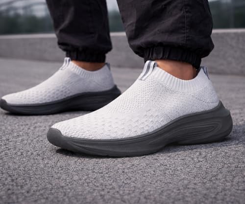 Image of Kraasa Trial Running Shoes with Lightweight Memory Insole | Breathable, Anti-Skid Knit Sneaker, Walking & Gym Shoes