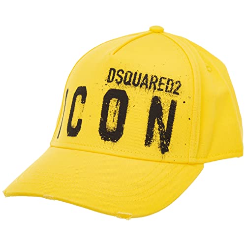 DSQUARED2 Men Icon Baseball Cap Giallo
