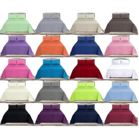 KARKARM Non Iron King Size Flat Sheet Cover