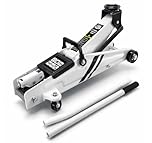 Autojack 3 Tonne Trolley Jack Heavy Duty Steel Hydraulic Car Lift Long Chassis 592mm Lifting Range 135mm - 400mm Weight 19kg