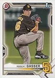 2021 Bowman Draft #BD-135 Robert Gasser San Diego Padres Baseball Card