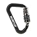 HELMETLOK RUBBERIZED UNIVERSAL MOTORCYCLE CYCLE CRUSIER ATV HELMET LOCK CABLE CLOTHING JACKET LUGGAGE