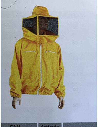 Camiciotto compatto per apicoltore con maschera quadrata - taglia S