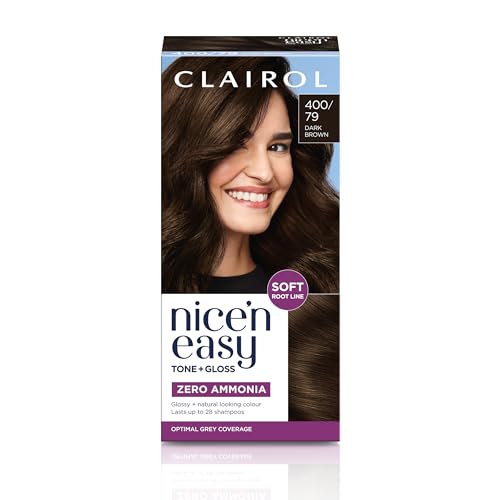 Clairol Nicen Easy Tone+Gloss Semi Permanent Hair Dye - 400/79 Dark Brown