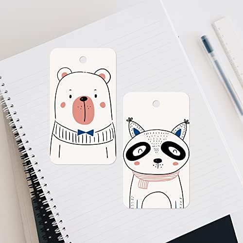 Gydandir 6 Pack 600 Pcs Flash Cards, Easy Flip Revision Cards, Blank Kraft Paper Memo Note Pads Mini Notepads with Metal Binder Ring Index Cards Study Flashcards (Brown Cover)
