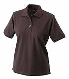  James & Nicholson Damen Ladies\' Polo Poloshirt, Braun (braun), Medium