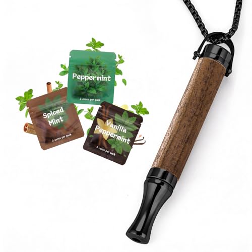 Celvoir Estin Wooden Breathing Necklace for Anxiety & Stress Relief