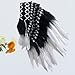 YUPEIUKLI Authentic Feather Fascinator for Festivals and Parties Ethnic Styles Fascinator Hair Accessories for Fashion Enthusiasts