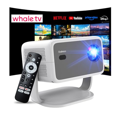 Vidéoprojecteur 4K Auto Focus, 1080P Natif, WiFi/Bluetooth