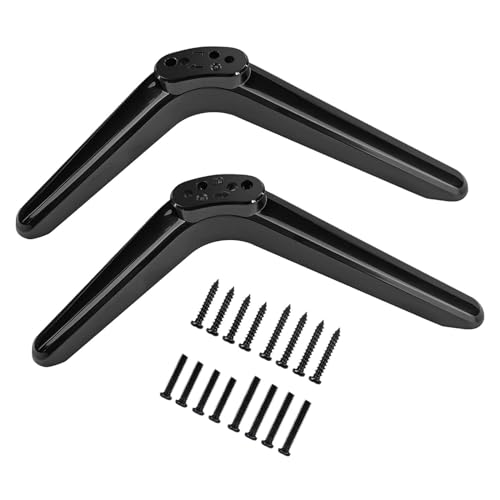 Shiwaki テレビスタンド卓上脚 テレビ 脚 TVスタンド脚 TV交換用脚用 32 ～ 55 インチ用 滑り止め 取り付け簡単 Accs サポートマウントホルダー LED フラットスクリーンテレビ用