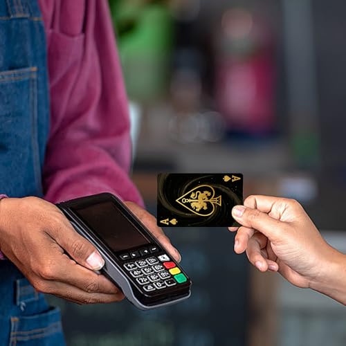 Credit Card Skin, 5PCS Royal Flush Debit Card Skin Cover Set, PVC Waterproof Anti-Wrinkling Poker Bank Card Sticker, Ideal Gift for Men Women Husband Friends4