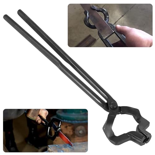 Pince à couteaux de forgeron de 40,6 cm forgée en acier - 2