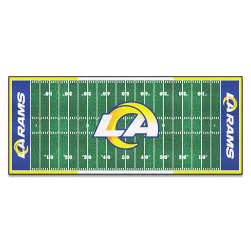 Fanmats 7367 Nfl - Los Angeles Rams Field Runner Rug cover