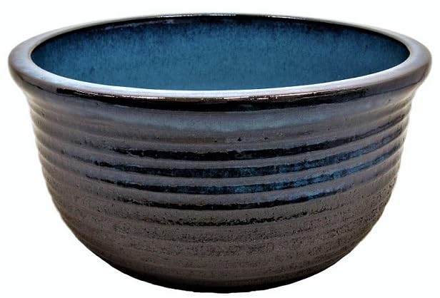 訳あり出品⤵信楽焼 メダカ鉢 睡蓮鉢 花瓶 花入れ コゲ石肌 直径