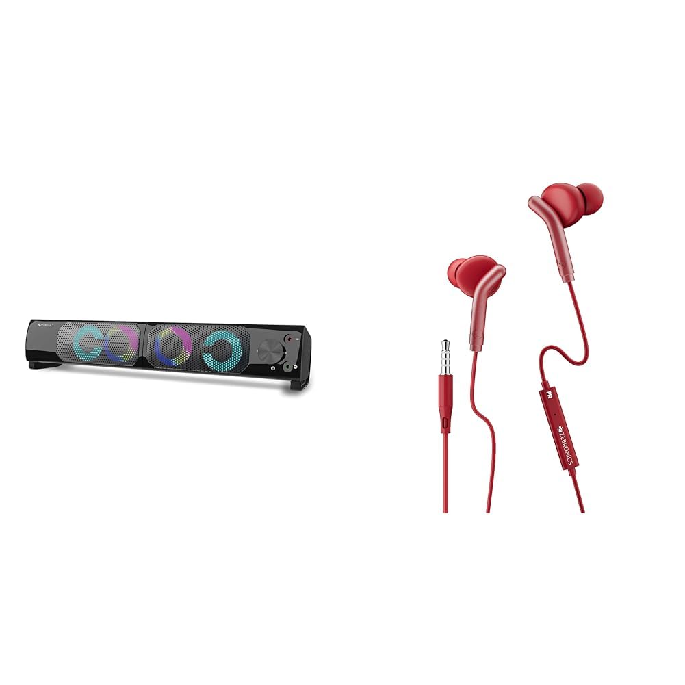 ZEBRONICS Zeb Wonderbar 10 USB Powered 2.0 Computer Speaker with RGB Lights (B0BBMGKVMN) Amazon Price History, Amazon Price Tracker