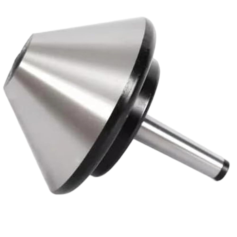Jnchdghwa As Shown Mt2 Bull Nose Live Center 5", 120Mm Silver Umbrella Head For Lathe, Machine Milling Tool
