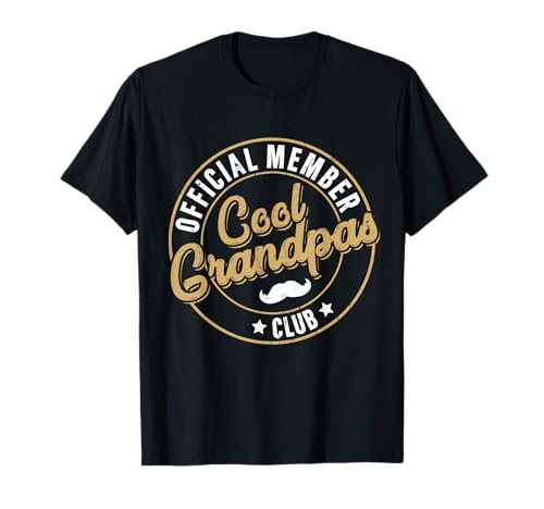 Cool Grandpas Club Official Member Vintage Father's Day T-Shirt