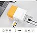 Portable mini projectors LED micro projector 1080P home party meeting theater projector Screen Mirroring Connect phones（Newest upgraded version ）