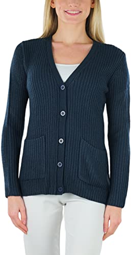 Image of ToBeInStyle Women's Warm Heavy Knit Long Sleeve Cardigans