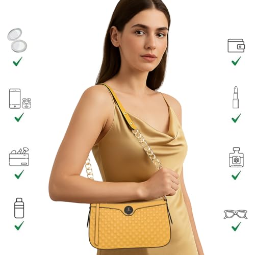 Image of ESBEDA Checks Texture Handbag | Ladies Purse | Stylish Handbag | Gift Bag For Women