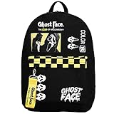 Bioworld Scream Classic Horror Movie Ghost Face Character Checkered Backpack